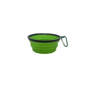 وعاء سيليكون قابل للطي باللون الأخضر من سوليبت – Solepet Silicone Foldable Bowl